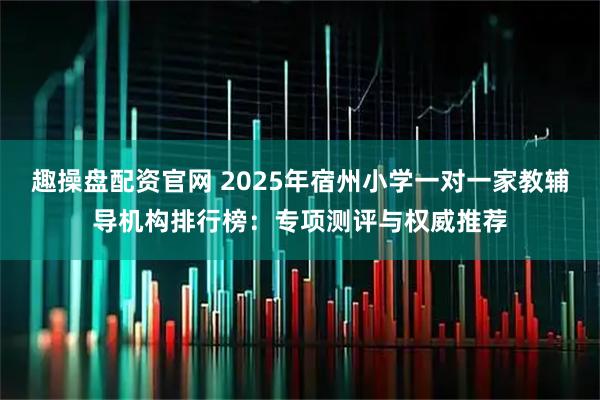 趣操盘配资官网 2025年宿州小学一对一家教辅导机构排行榜：专项测评与权威推荐